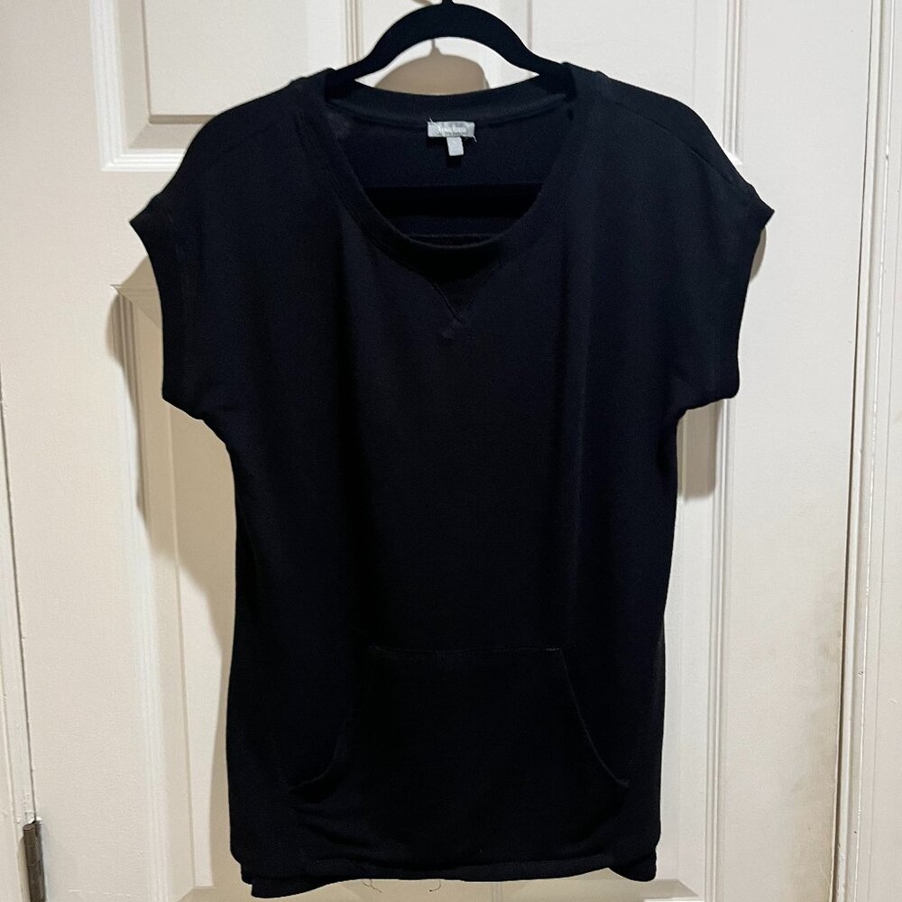 Black Neiman Marcus Soft Top w/ front pocket S